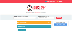 Desktop Screenshot of k12jobspot.com